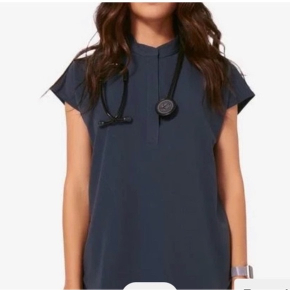 Figs Tops Figs Rafaela Dark Harbour Top Poshmark